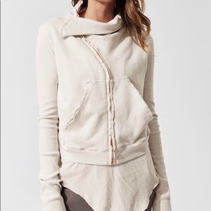 Frank & Eileen tee lab zip front jumper